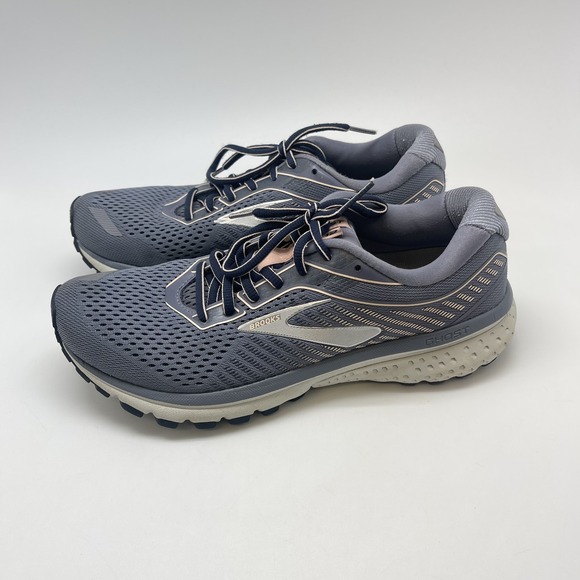 Brooks Shoes - Brooks Sneakers Womens 9 B Ghost 12 1203051B086‎ Gray Running Athletic Shoes